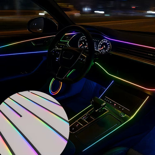 Wholesale Universal Ambient Car Lighting Kit Fashional Acrylic Dynamic Ambient Lighting Car Led Strip